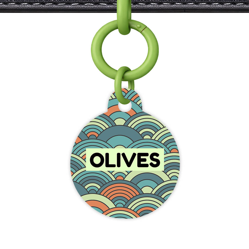 Olive Waves Classic Pet ID Tag (Dog Tag & Cat Tag)