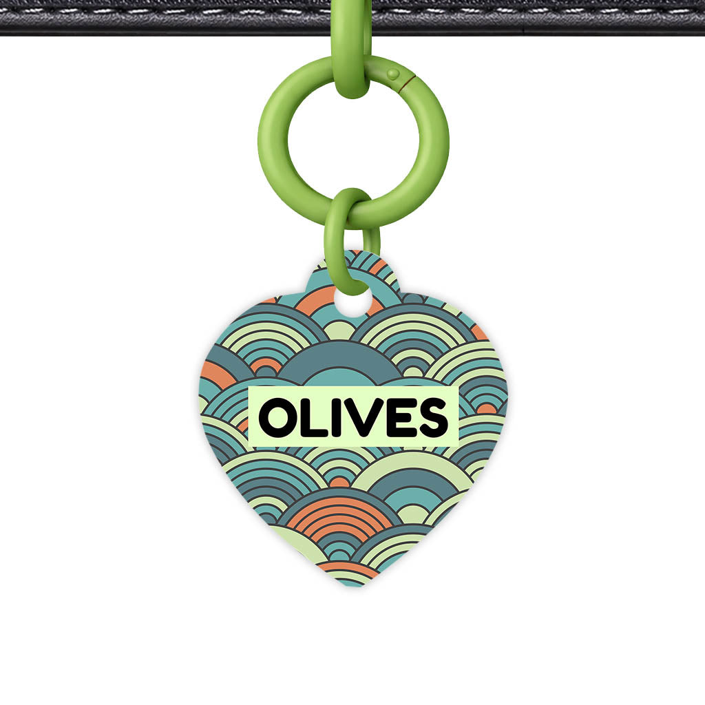 Olive Waves Classic Pet ID Tag (Dog Tag & Cat Tag)