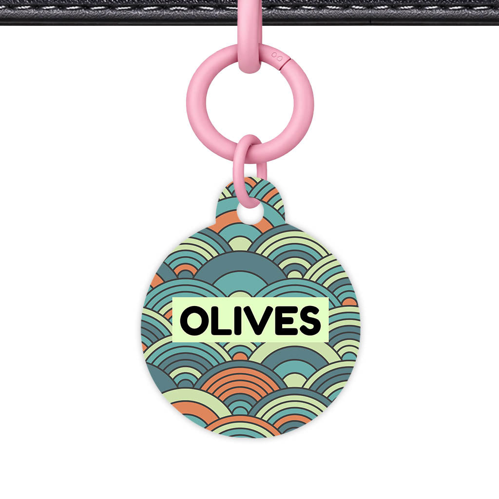 Olive Waves Classic Pet ID Tag (Dog Tag & Cat Tag)