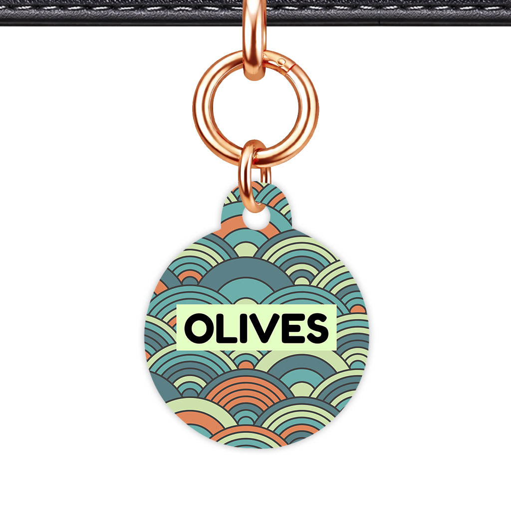 Olive Waves Classic Pet ID Tag (Dog Tag & Cat Tag)