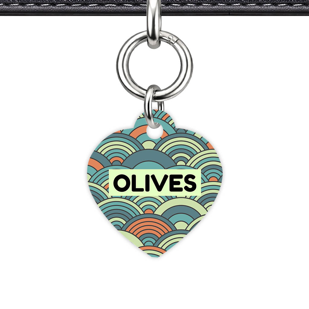 Olive Waves Classic Pet ID Tag (Dog Tag & Cat Tag)