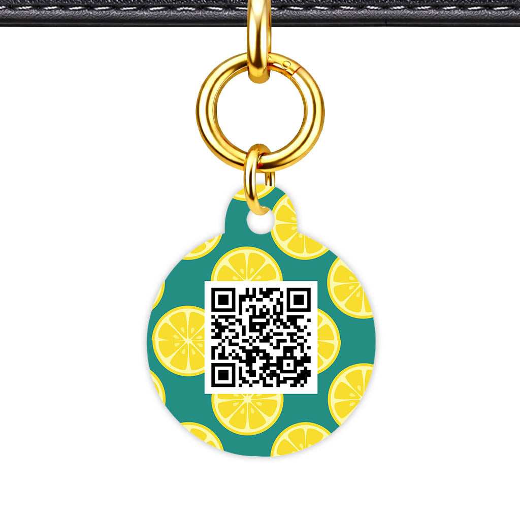 Citrus Pop QR Smart Pet Id Tag Tag (Dog Tag & Cat Tag)