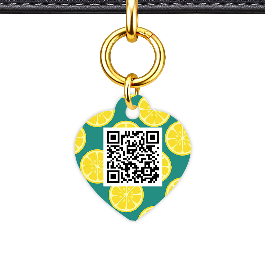 Citrus Pop QR Smart Pet Id Tag Tag (Dog Tag & Cat Tag)