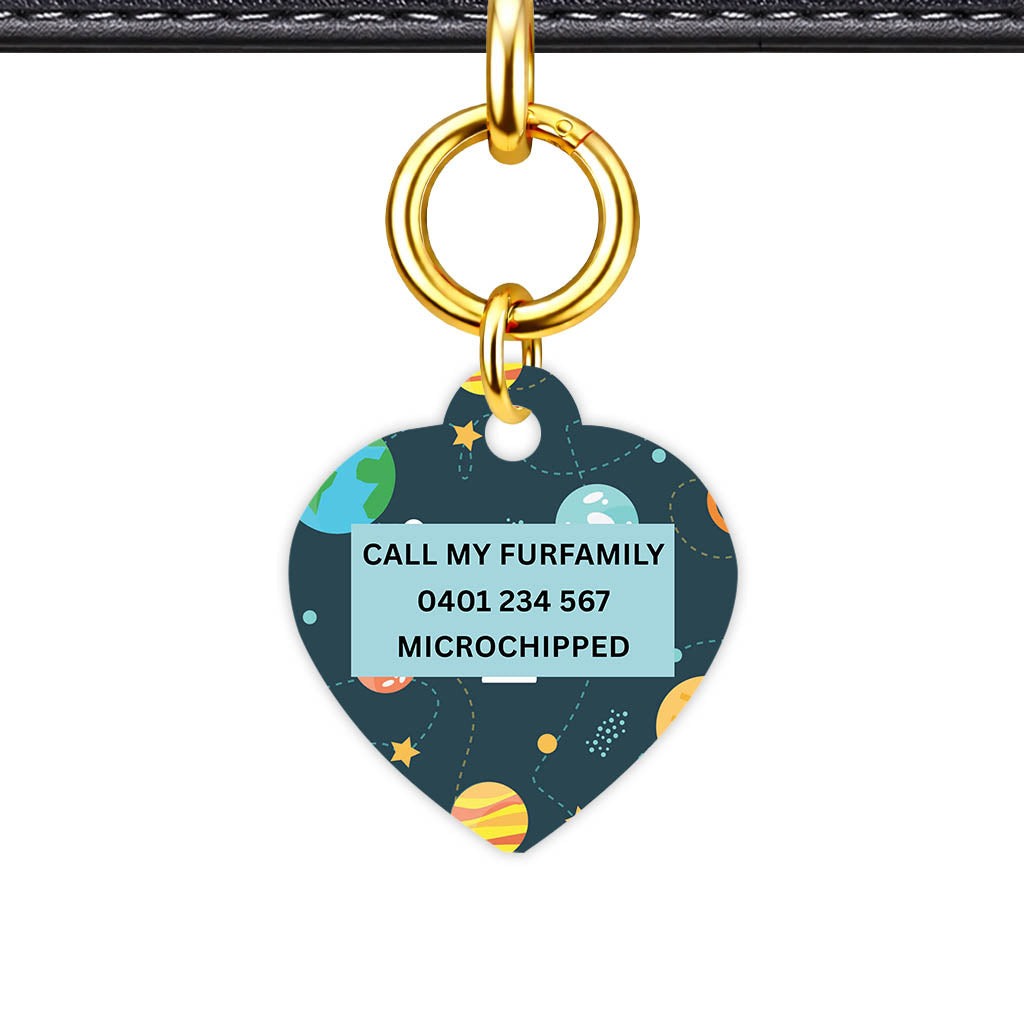 Cosmic Trails Classic Pet ID Tag - alternate view