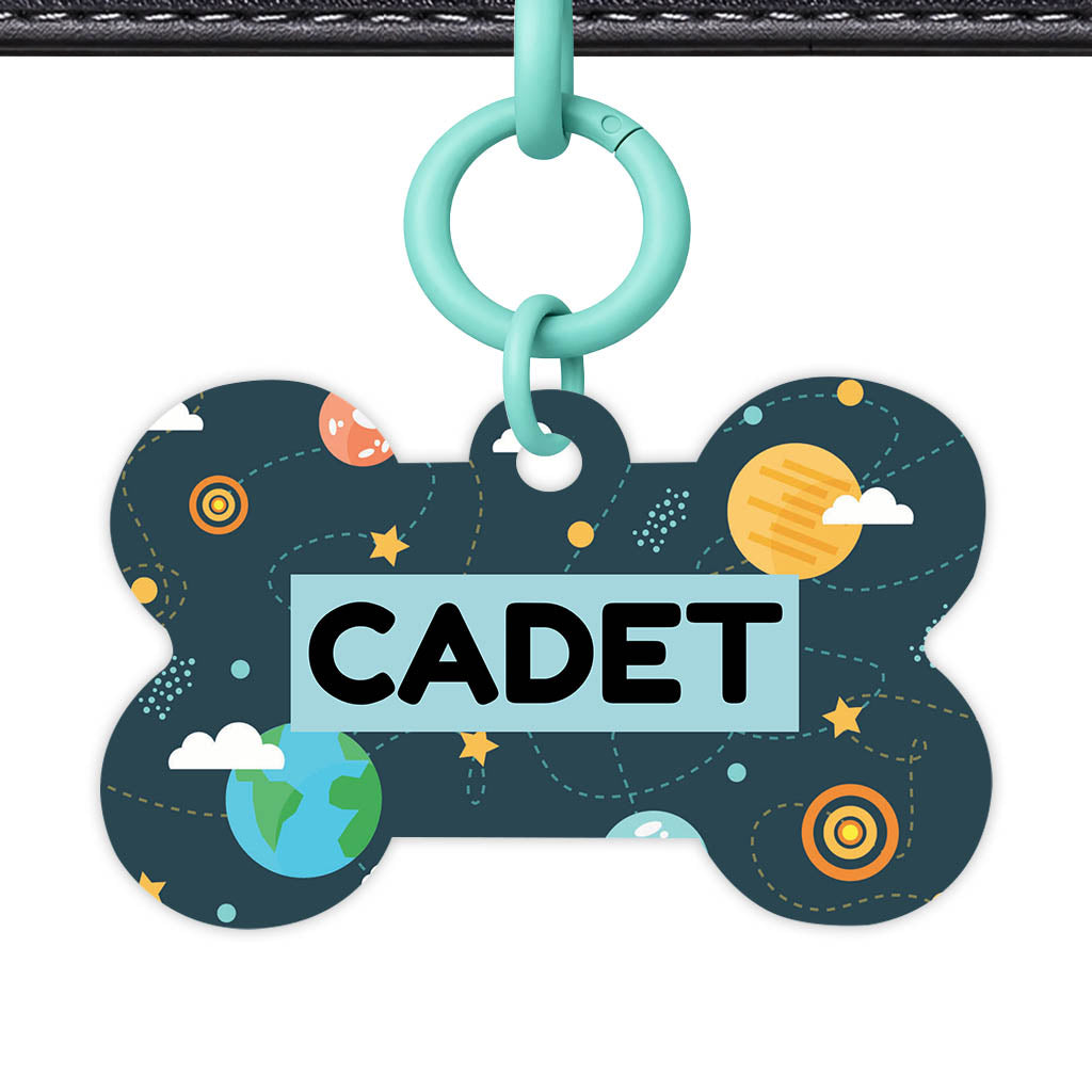 Cosmic Trails QR Smart Pet Id Tag Tag (Dog Tag & Cat Tag)