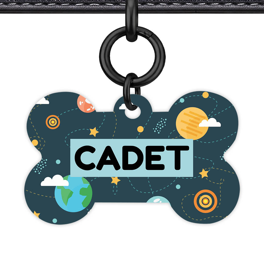 Cosmic Trails QR Smart Pet Id Tag Tag (Dog Tag & Cat Tag)