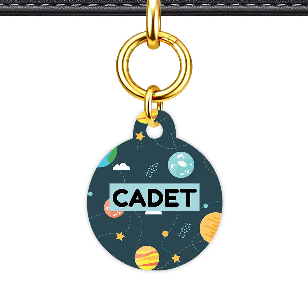 Cosmic Trails QR Smart Pet Id Tag Tag (Dog Tag & Cat Tag)