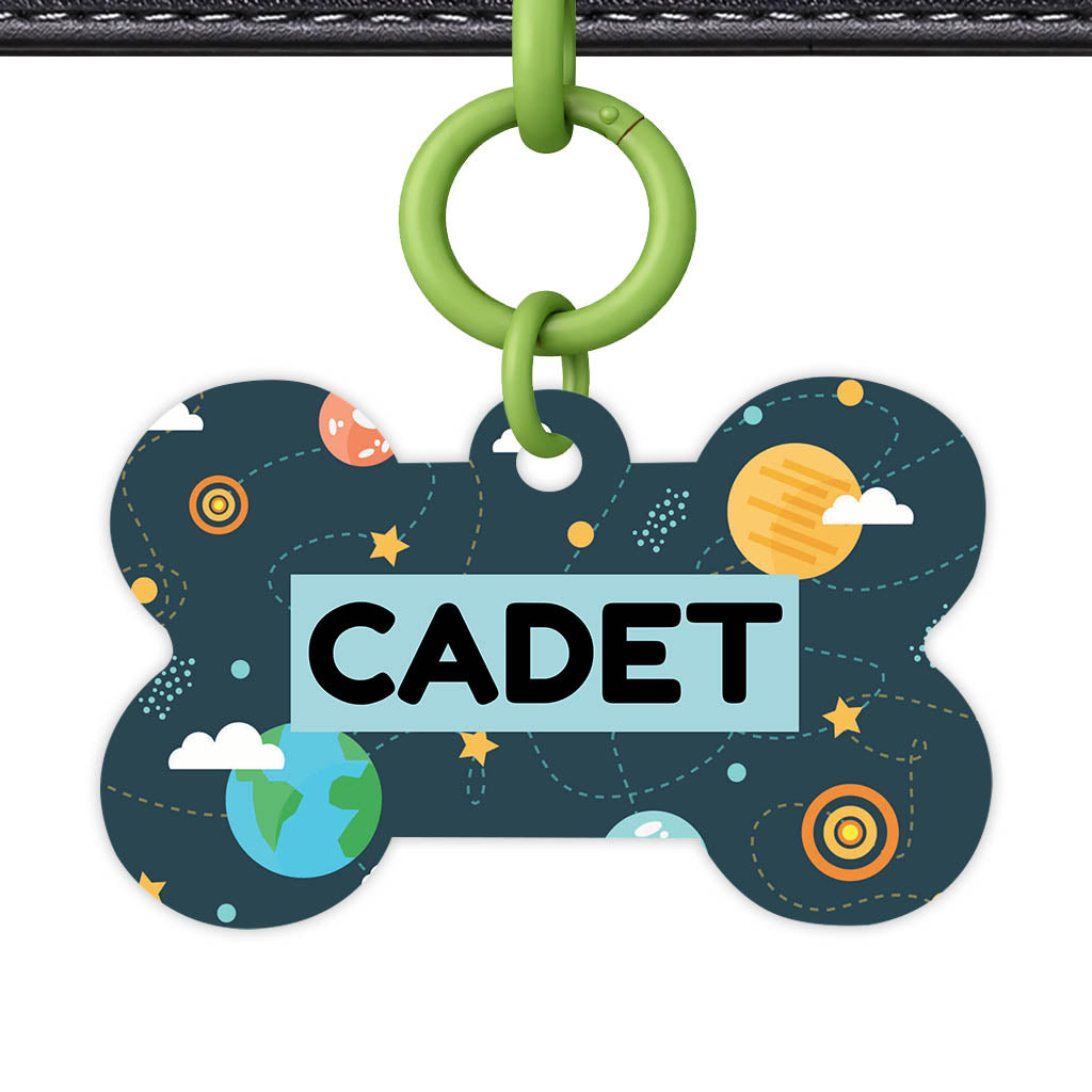 Cosmic Trails QR Smart Pet Id Tag Tag (Dog Tag & Cat Tag)