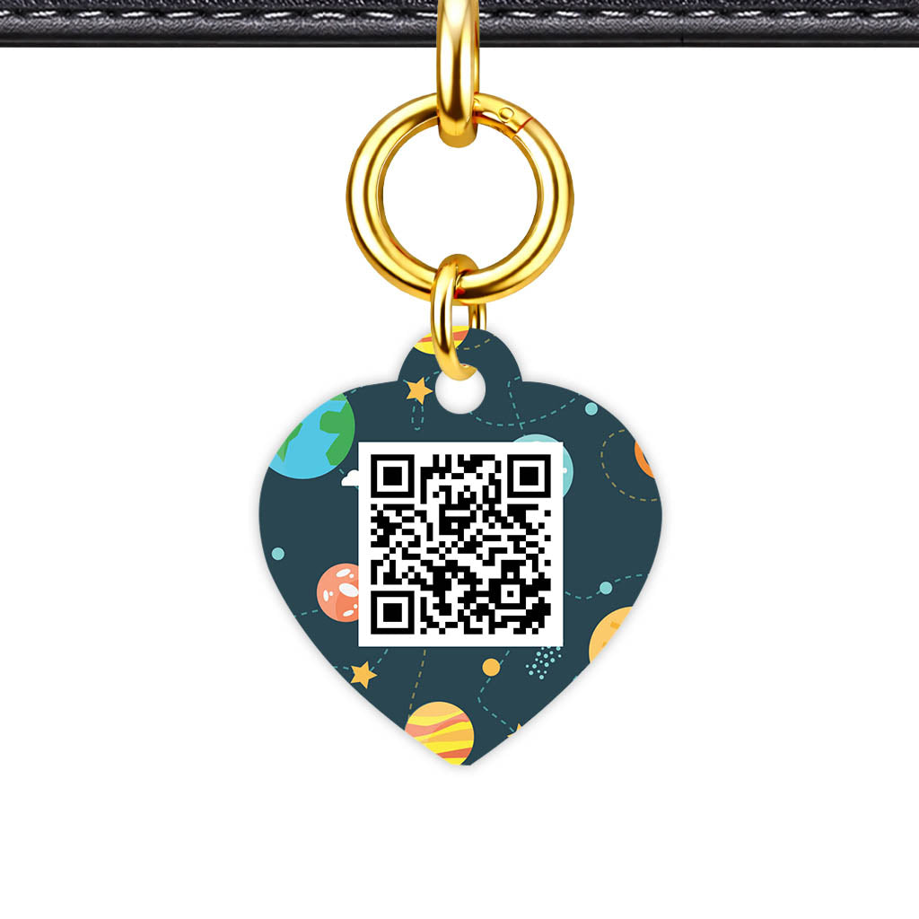 Cosmic Trails QR Smart Pet Id Tag Tag (Dog Tag & Cat Tag)