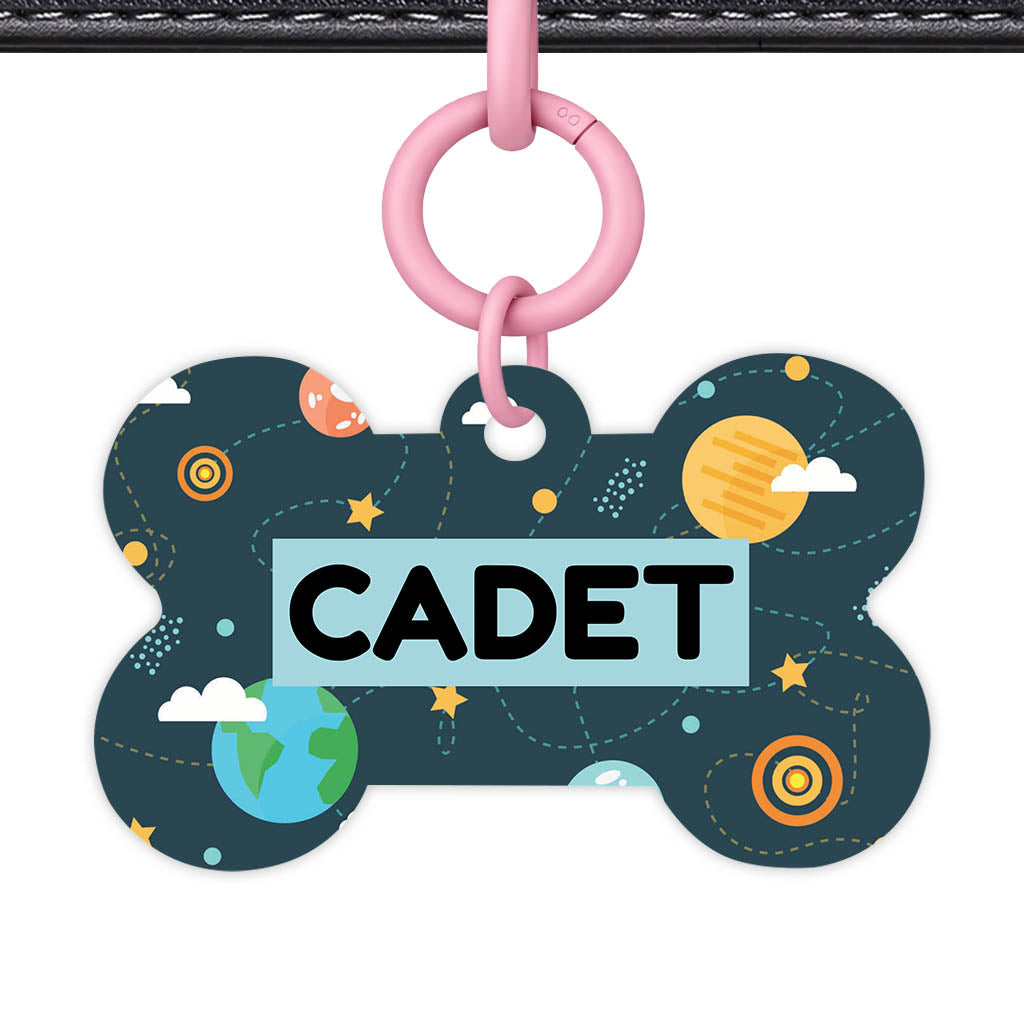 Cosmic Trails QR Smart Pet Id Tag Tag (Dog Tag & Cat Tag)