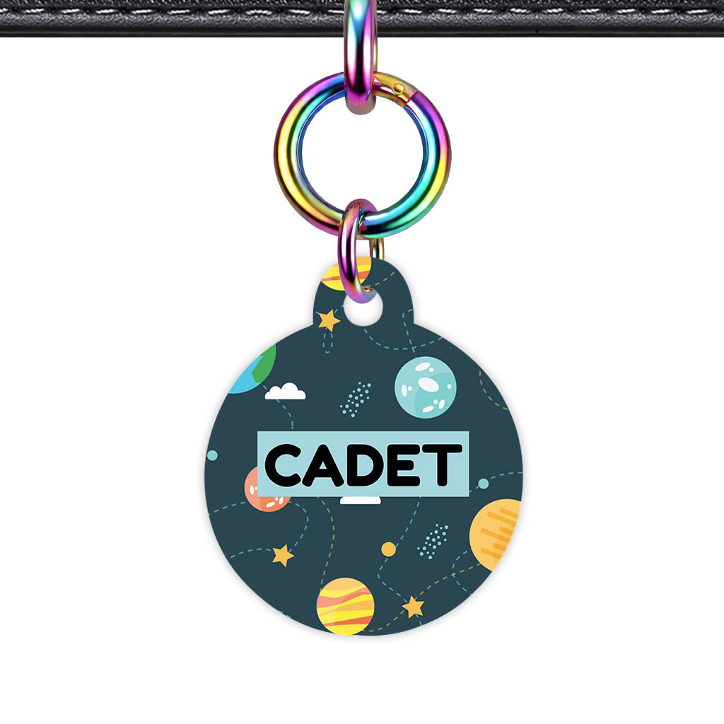 Cosmic Trails QR Smart Pet Id Tag Tag (Dog Tag & Cat Tag)