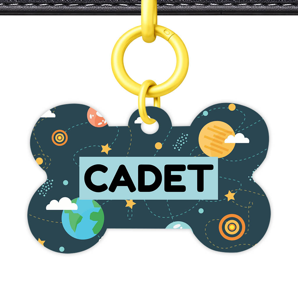 Cosmic Trails QR Smart Pet Id Tag Tag (Dog Tag & Cat Tag)