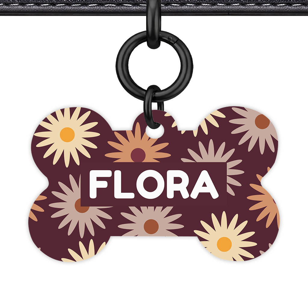 Retro Bloom Classic Pet ID Tag (Dog Tag & Cat Tag)