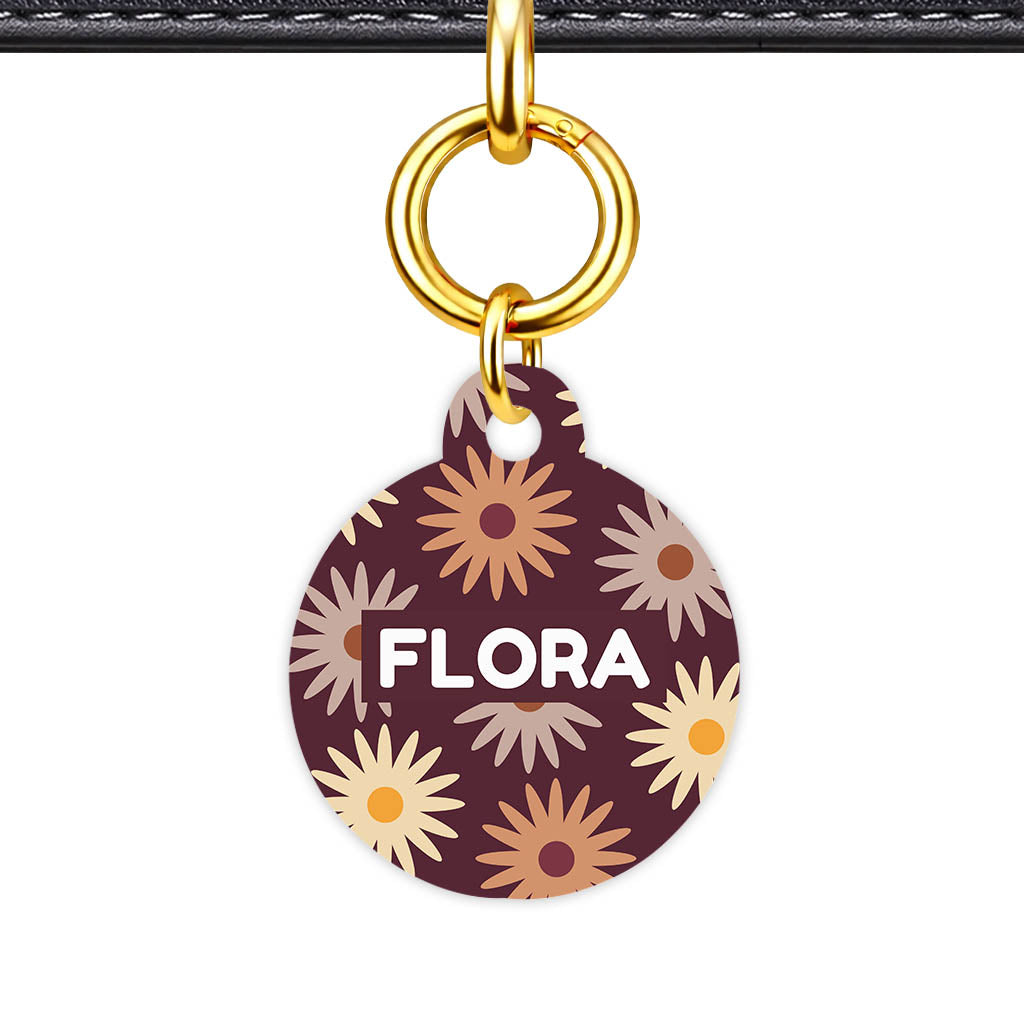 Retro Bloom Classic Pet ID Tag (Dog Tag & Cat Tag)