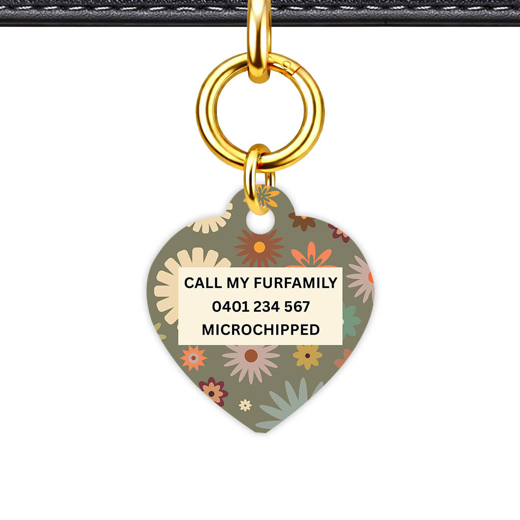 Meadow Bloom Classic Pet ID Tag (Dog Tag & Cat Tag)