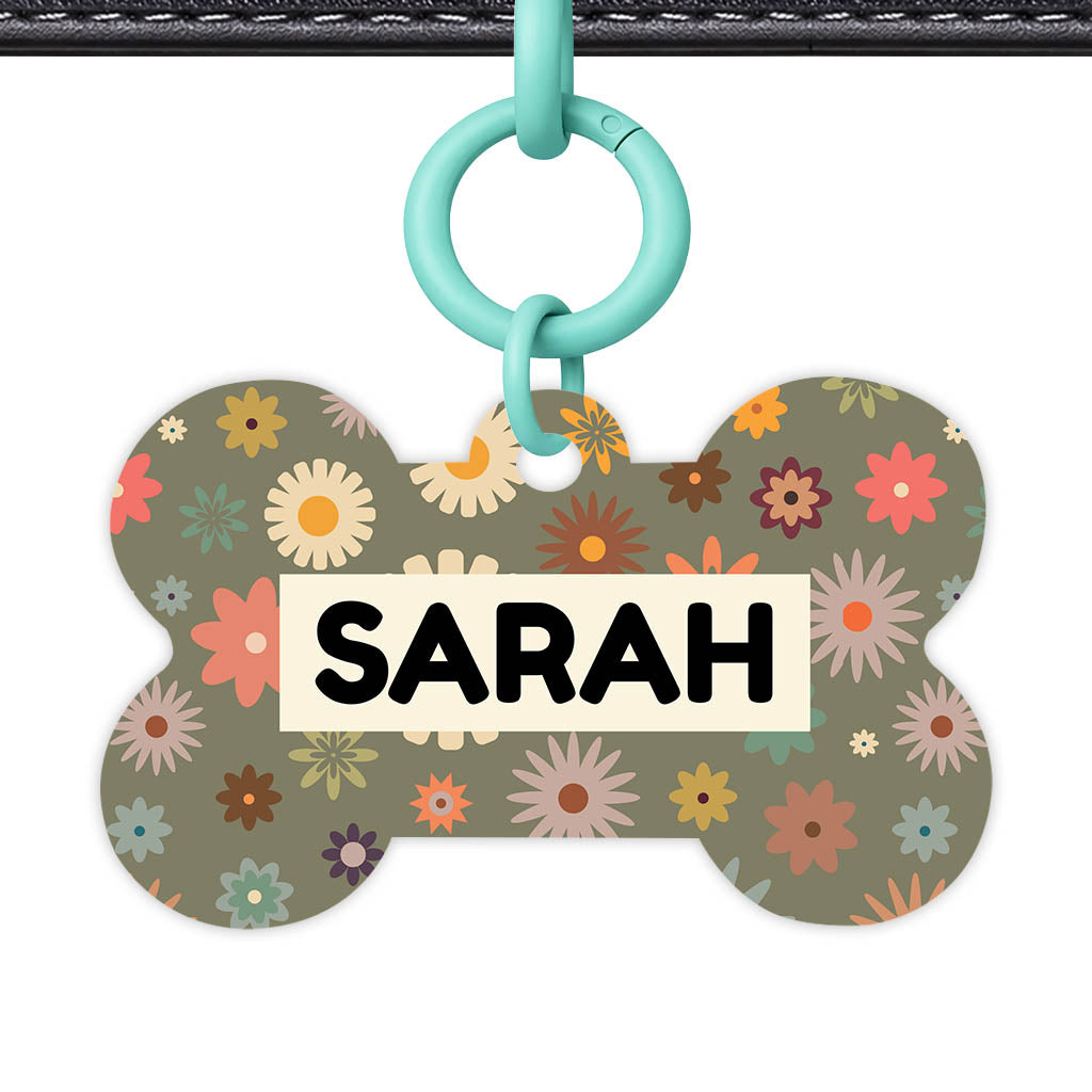 Meadow Bloom Classic Pet ID Tag (Dog Tag & Cat Tag)