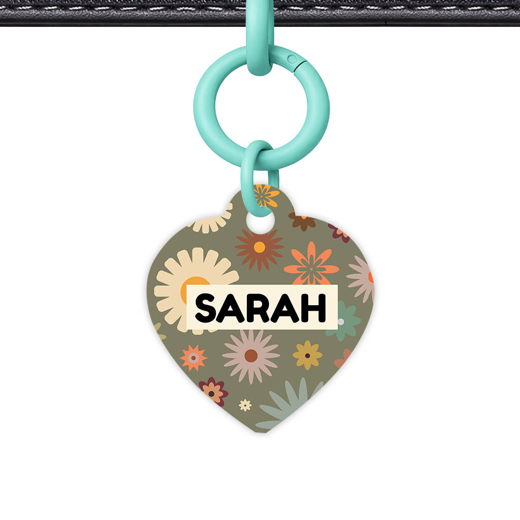 Meadow Bloom QR Smart Pet Id Tag Tag (Dog Tag & Cat Tag)