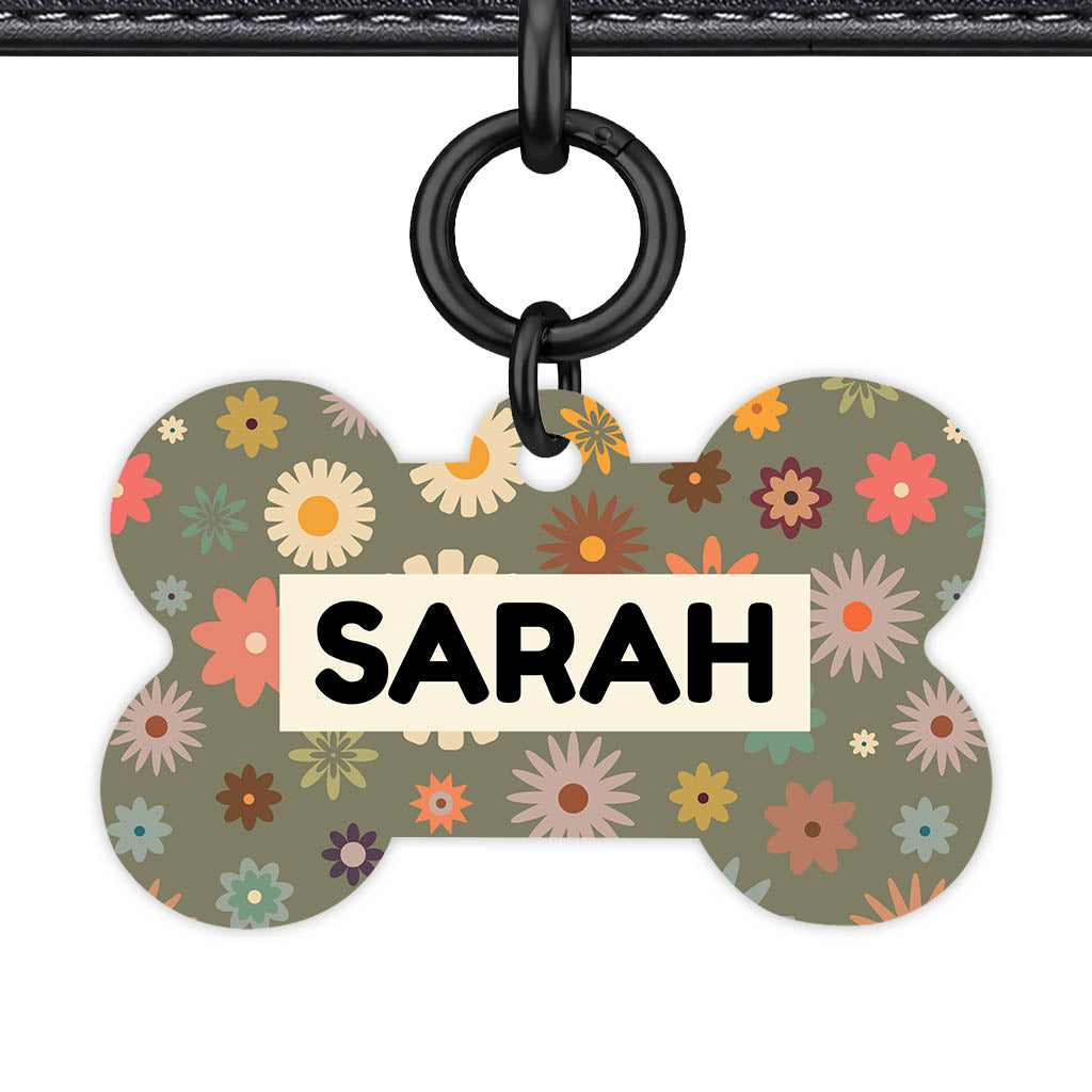 Meadow Bloom Classic Pet ID Tag (Dog Tag & Cat Tag)