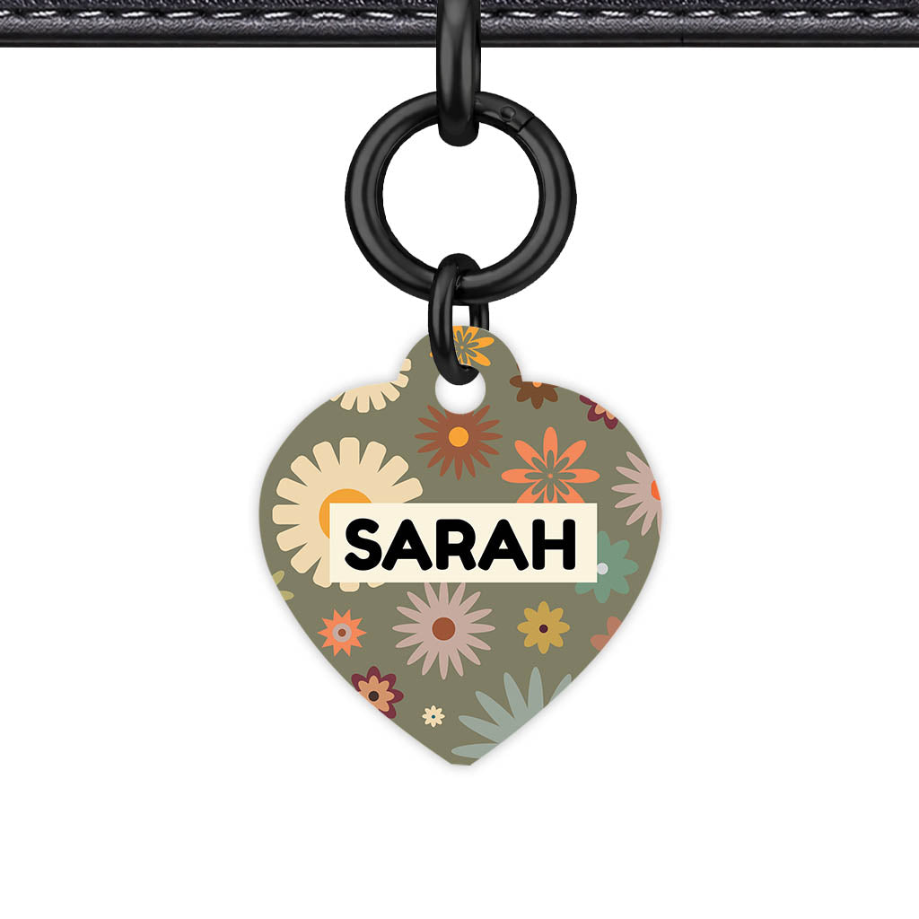 Meadow Bloom QR Smart Pet Id Tag Tag (Dog Tag & Cat Tag)