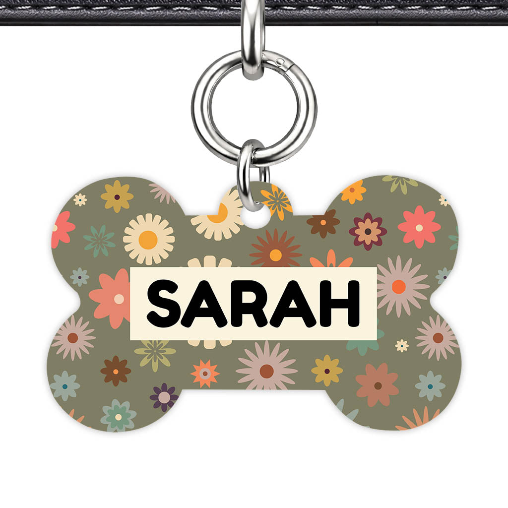 Meadow Bloom Classic Pet ID Tag (Dog Tag & Cat Tag)