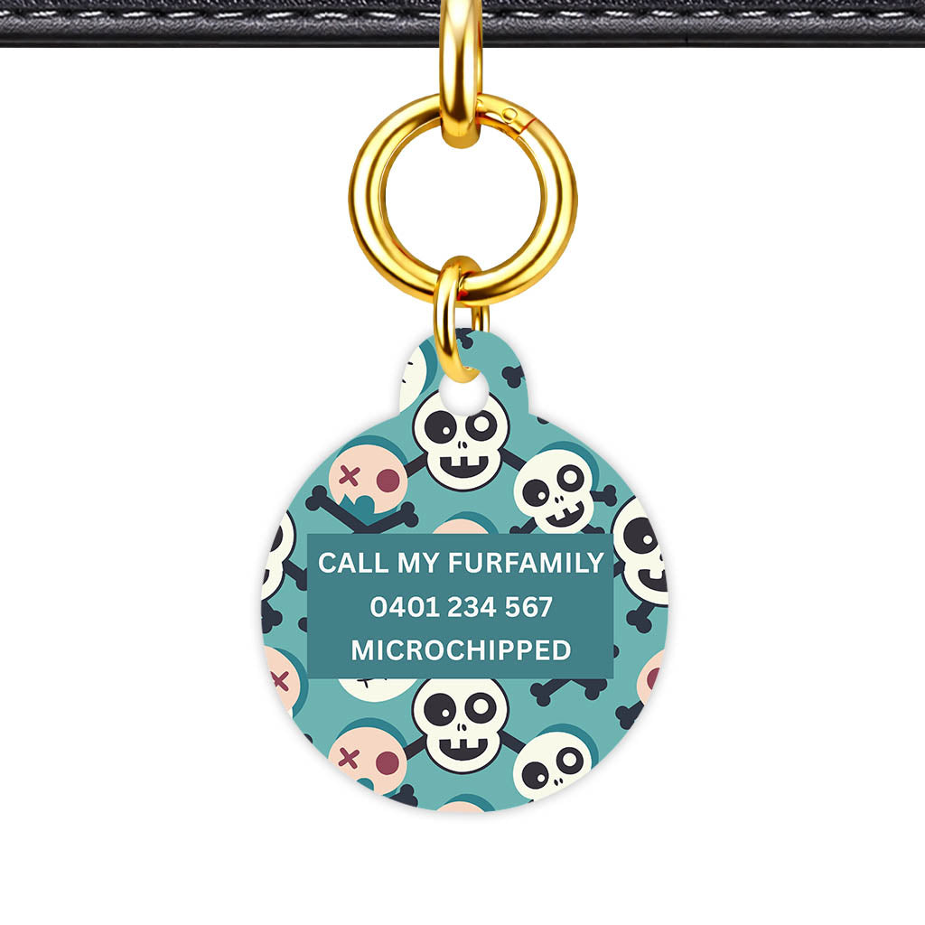 Skull Pop Classic Pet ID Tag (Dog Tag & Cat Tag)
