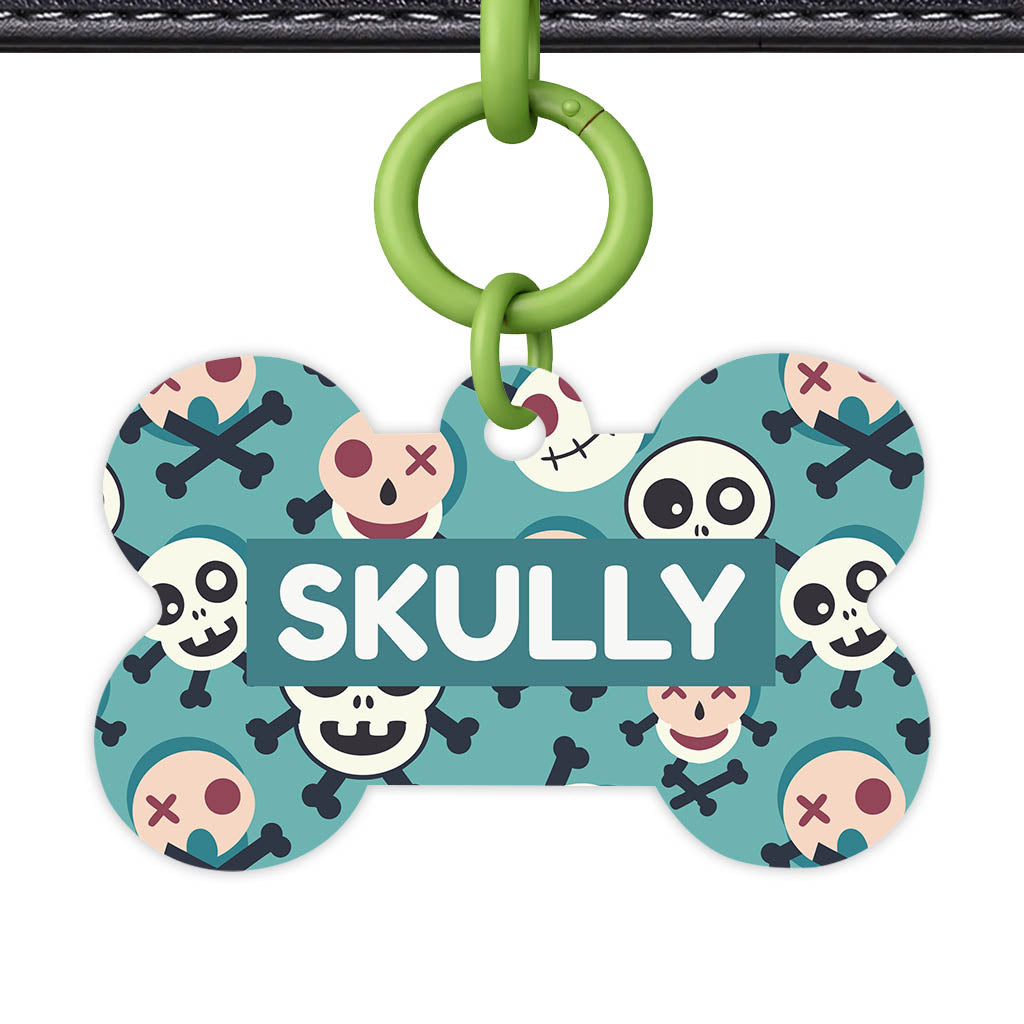 Skull Pop Classic Pet ID Tag (Dog Tag & Cat Tag)