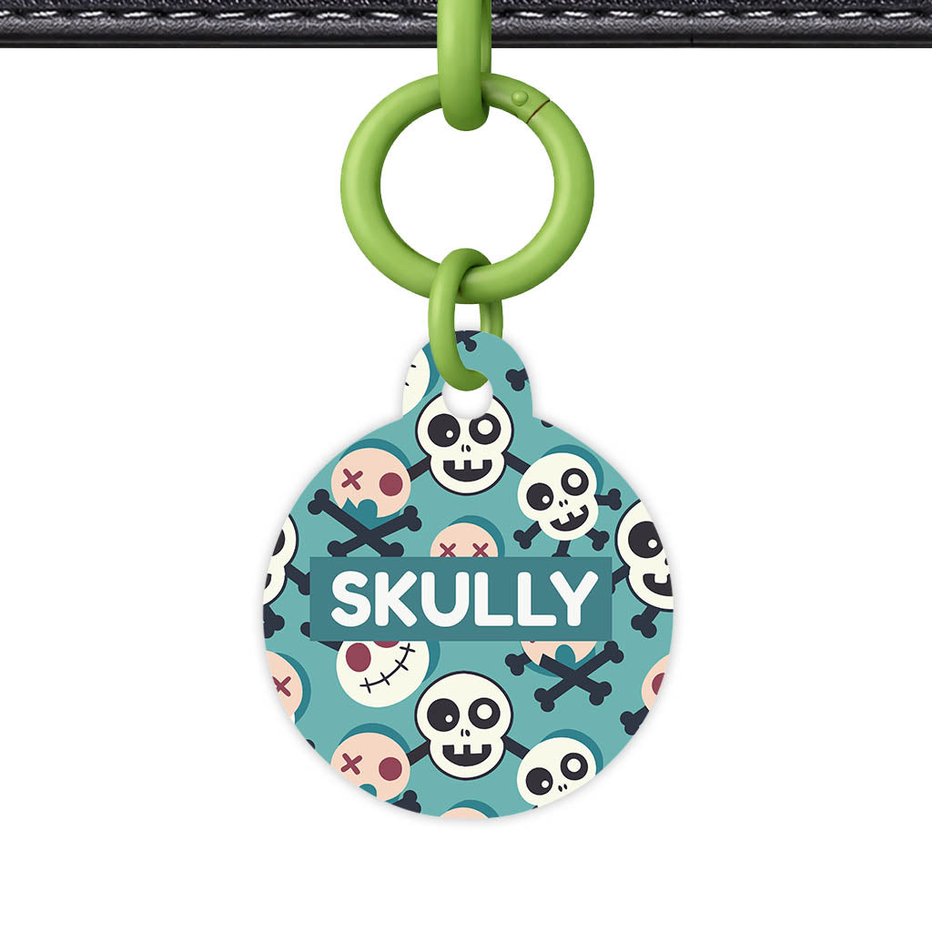 Skull Pop QR Smart Pet Id Tag Tag (Dog Tag & Cat Tag)
