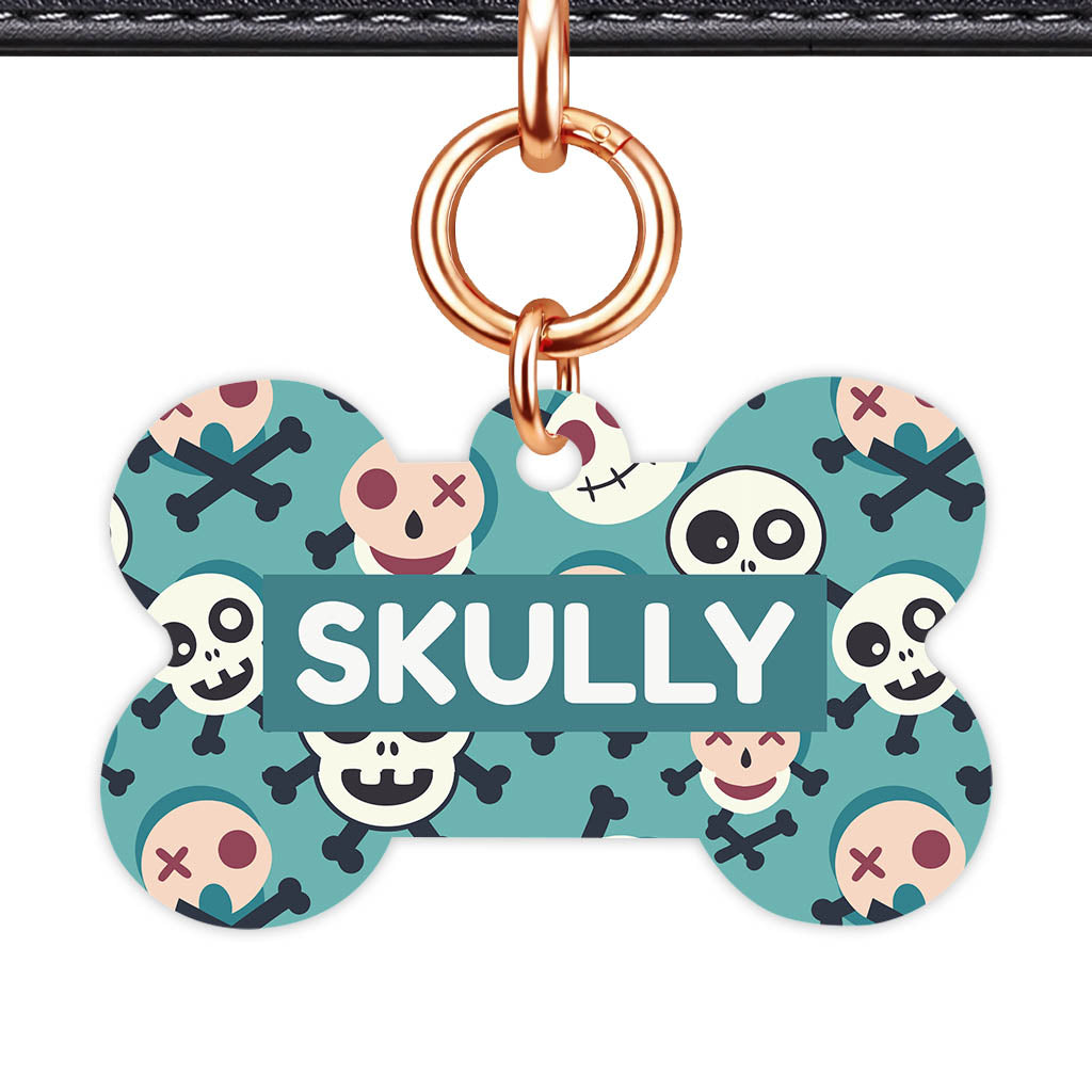 Skull Pop Classic Pet ID Tag (Dog Tag & Cat Tag)