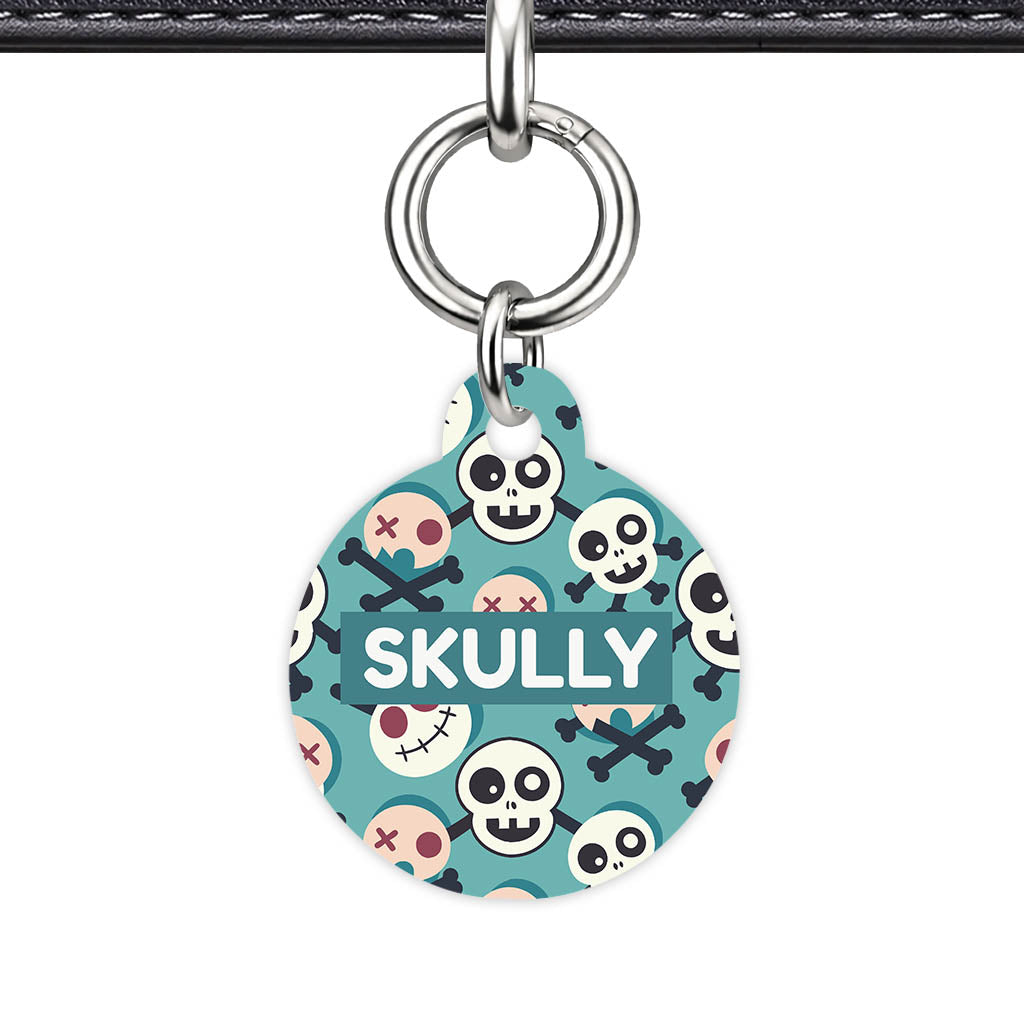 Skull Pop QR Smart Pet Id Tag Tag (Dog Tag & Cat Tag)
