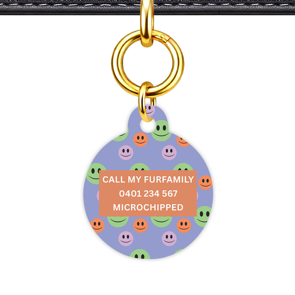 Happy Dots Classic Pet ID Tag (Dog Tag & Cat Tag)