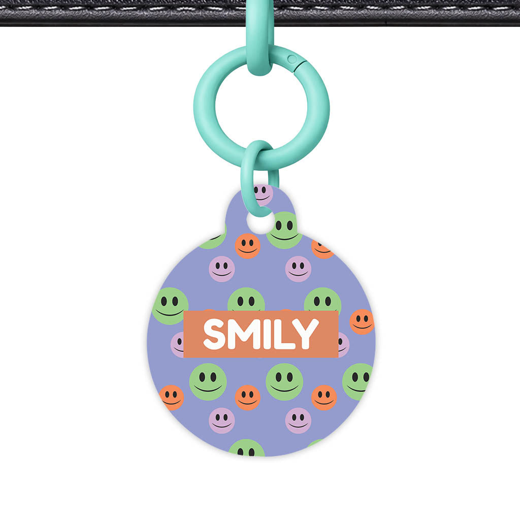 Happy Dots QR Smart Pet Id Tag Tag (Dog Tag & Cat Tag)