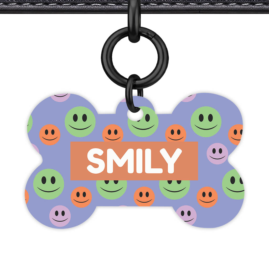 Happy Dots QR Smart Pet Id Tag Tag (Dog Tag & Cat Tag)