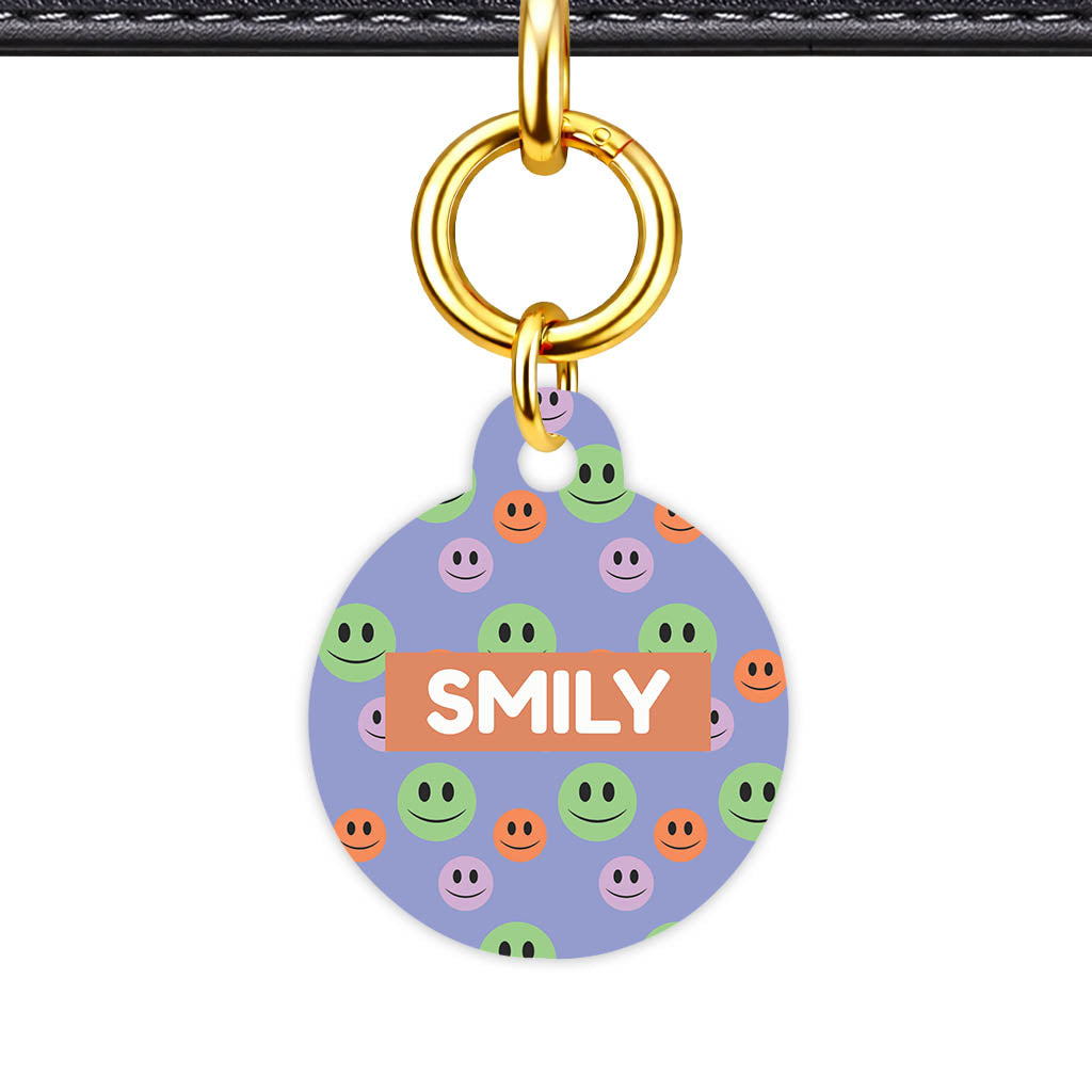 Happy Dots QR Smart Pet Id Tag Tag (Dog Tag & Cat Tag)