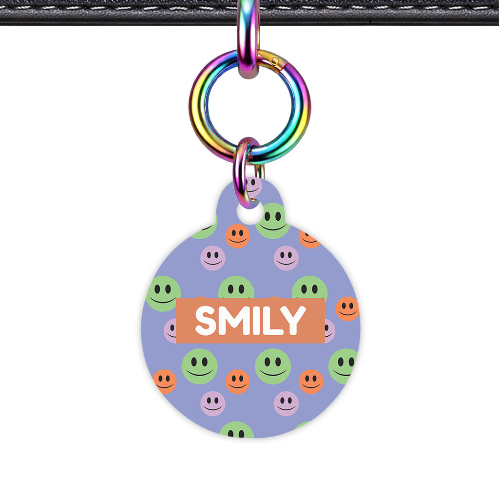 Happy Dots QR Smart Pet Id Tag Tag (Dog Tag & Cat Tag)