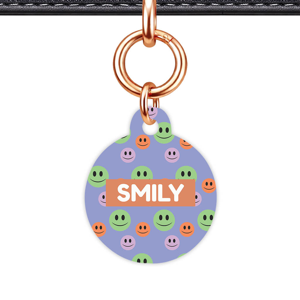 Happy Dots QR Smart Pet Id Tag Tag (Dog Tag & Cat Tag)