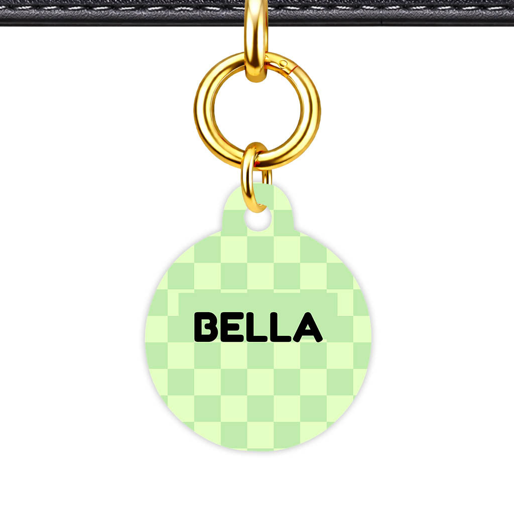 Mint Check QR Smart Pet Id Tag Tag (Dog Tag & Cat Tag)