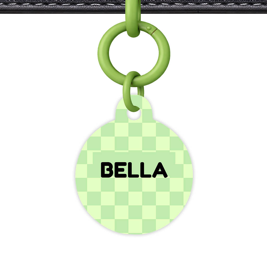 Mint Check QR Smart Pet Id Tag Tag (Dog Tag & Cat Tag)