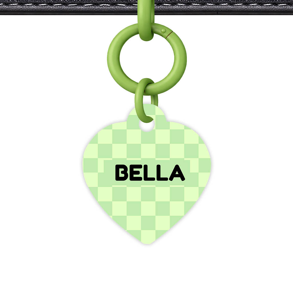 Mint Check QR Smart Pet Id Tag Tag (Dog Tag & Cat Tag)