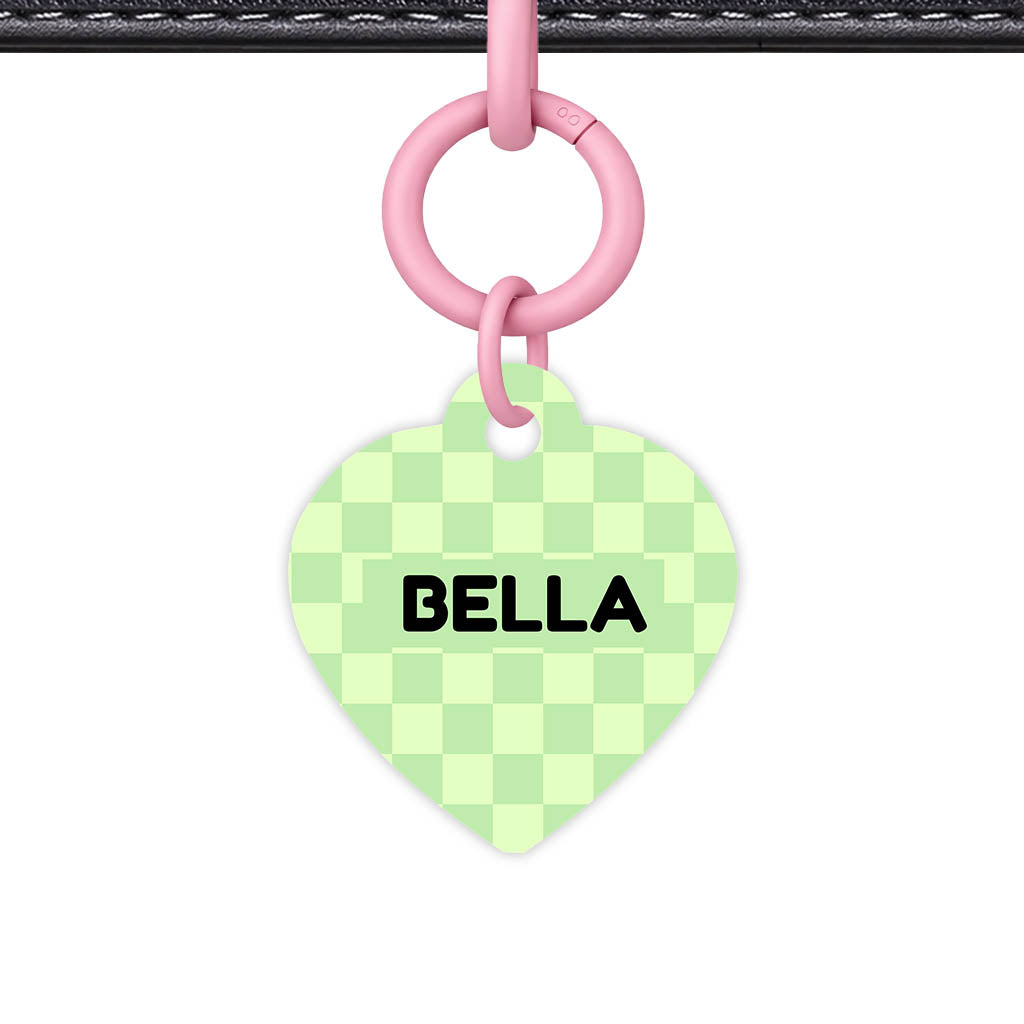 Mint Check QR Smart Pet Id Tag Tag (Dog Tag & Cat Tag)