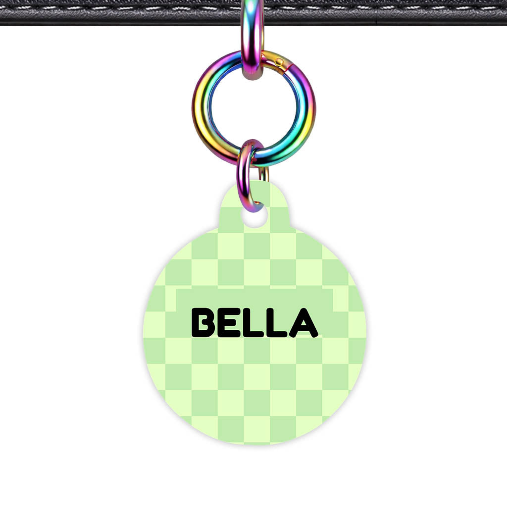 Mint Check QR Smart Pet Id Tag Tag (Dog Tag & Cat Tag)