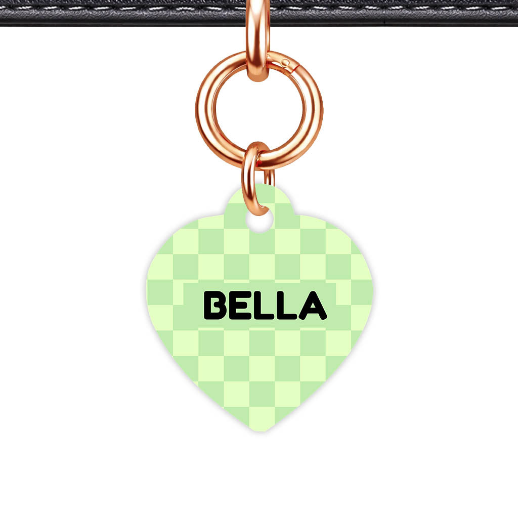 Mint Check Classic Pet ID Tag (Dog Tag & Cat Tag)