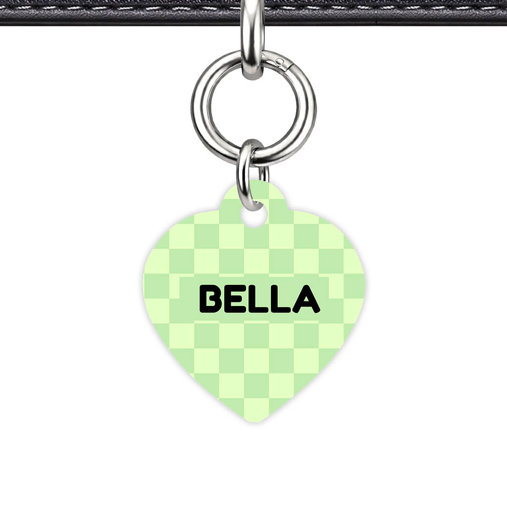 Mint Check Classic Pet ID Tag (Dog Tag & Cat Tag)