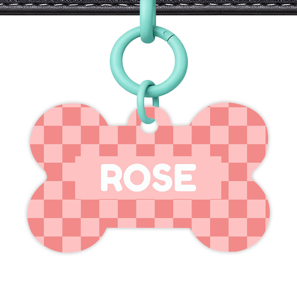 Blush Check Classic Pet ID Tag (Dog Tag & Cat Tag)