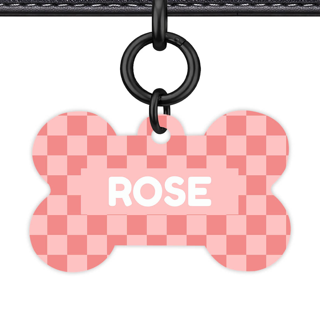 Blush Check Classic Pet ID Tag (Dog Tag & Cat Tag)