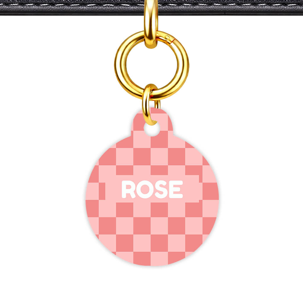 Blush Check Classic Pet ID Tag (Dog Tag & Cat Tag)