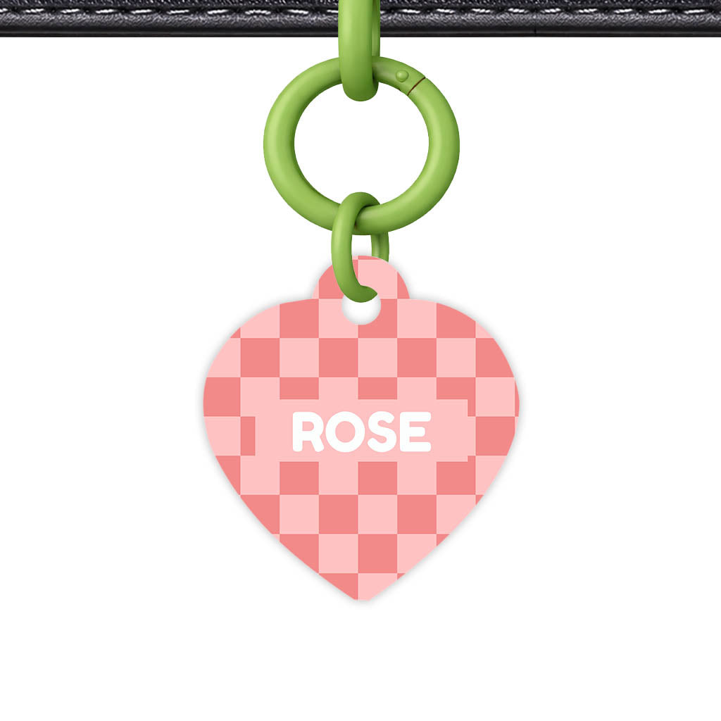 Blush Check QR Smart Pet Id Tag Tag (Dog Tag & Cat Tag)