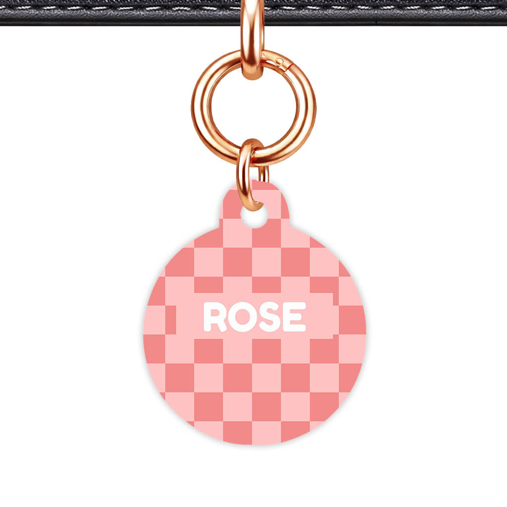 Blush Check Classic Pet ID Tag (Dog Tag & Cat Tag)
