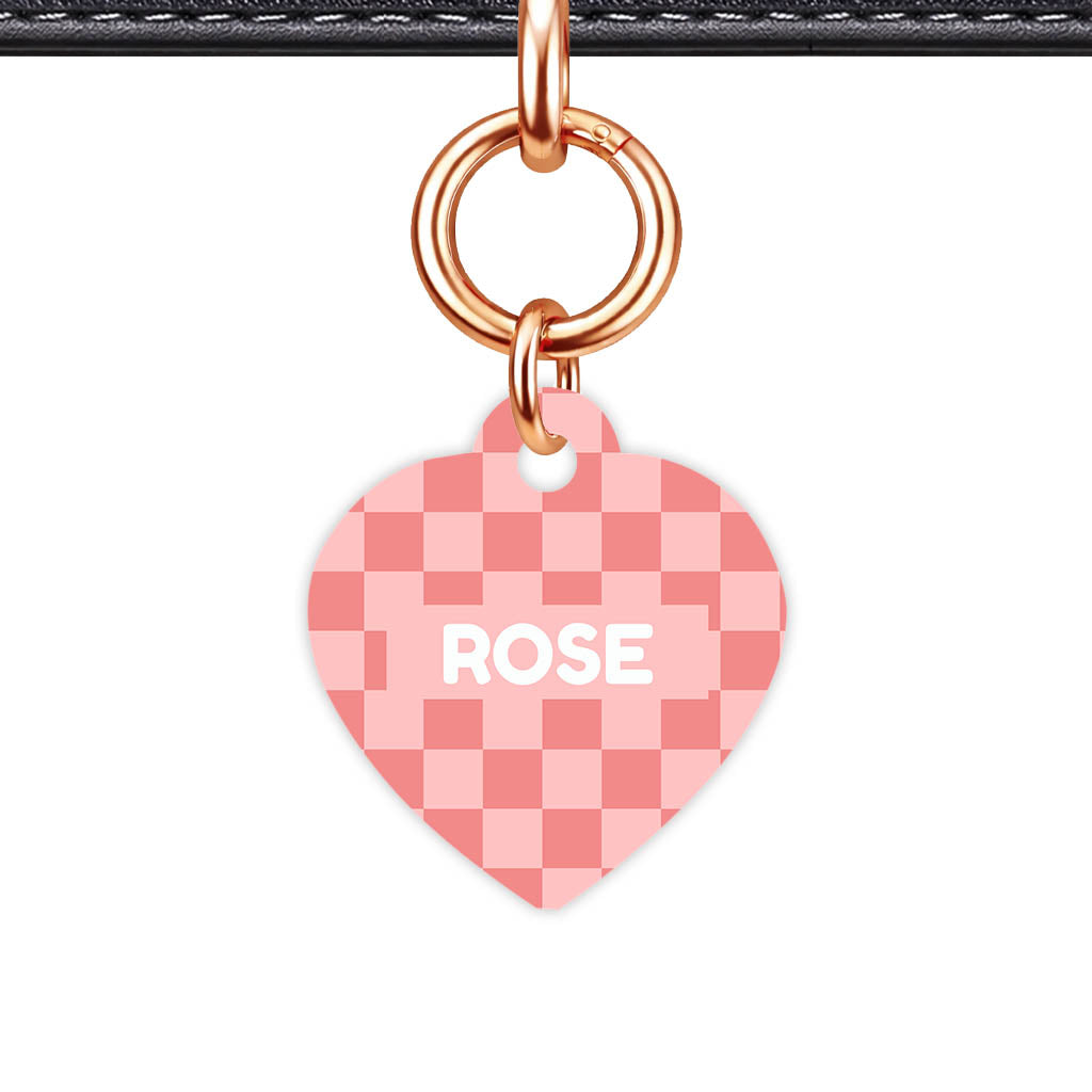 Blush Check Classic Pet ID Tag (Dog Tag & Cat Tag)