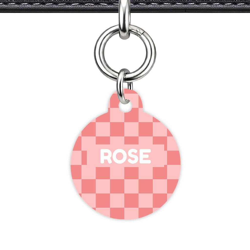 Blush Check Classic Pet ID Tag (Dog Tag & Cat Tag)