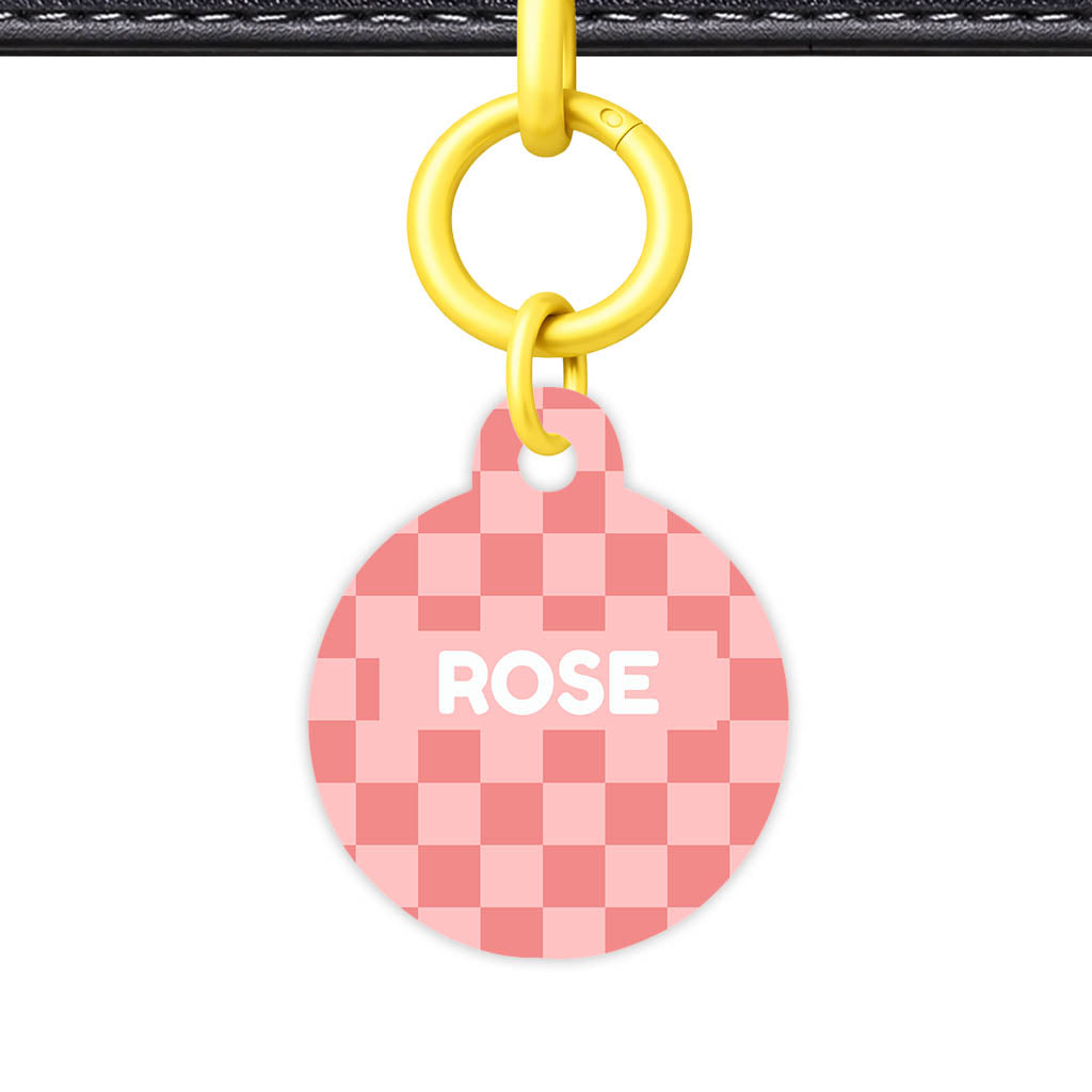 Blush Check Classic Pet ID Tag (Dog Tag & Cat Tag)